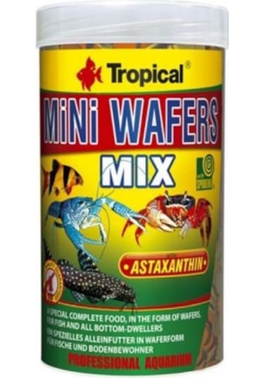 Tropical Mini Wafers Mix 250gr Kovadan Bölme Yem