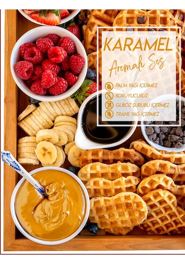 Karamel Sos - Waffle & Pankek & Tatlı & Dondurma Sos - 300gr