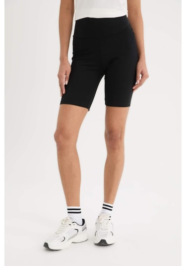 DeFactoFit Biker Beli Saran Sporcu Tayt B9544AX25SMBK81 SiYAH