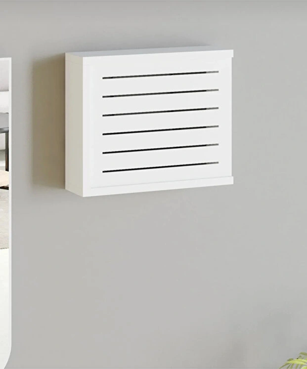 Dekoratif Modem Ve Sigorta Saklama Kutusu Kablo Wifi Gizleme 40x35 Beyaz