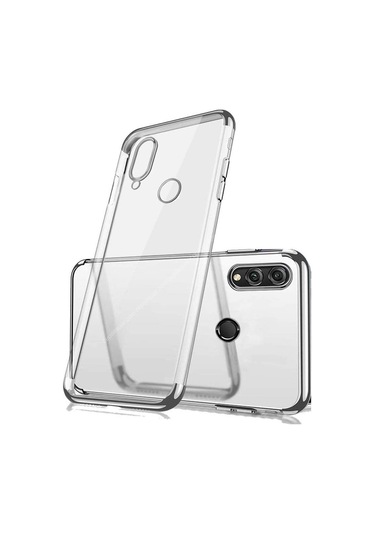 Zore Redmi Note 7 İle Uyumlu Glitter Silikon Kılıf Gümüş