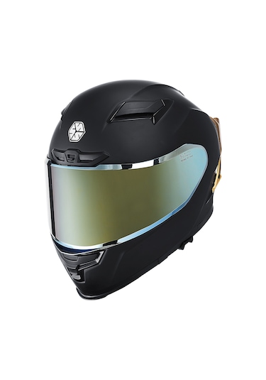 Scoyco FF-871 Full Face Güneş Vizörlü Yaksha Motor Kaskı Siyah