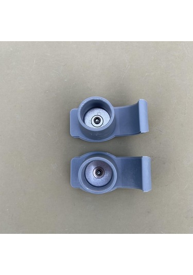 Suntek 2x Yürüteç Kayma Kayakları Coaster Gri-delik-28mm