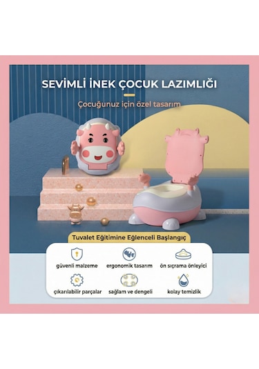Tuvalet Eğitici Lazımlık - Pembe