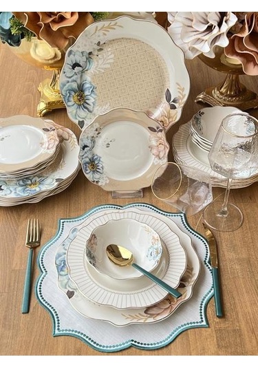 Yemek Takımı Morpho 24 Parça 6 Kişilik Renkli