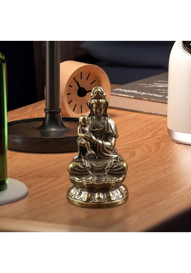 Suntek Magideal Oturma Odası İçin Dini Pirinç Budizmi Tutan