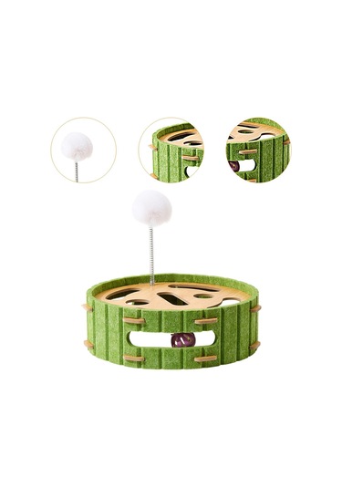 Homyl Kapalı Yavru Kedi Eğitimi Oynamak Için Cat Scratcher