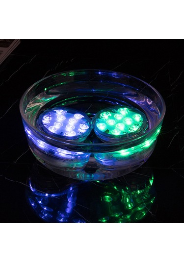 Qingmipy Su Dalış Işığı - 16 Renk Değiştiren, Uzaktan Kumandalı, Su Geçirmez Havuz Ve Akvaryum Aydınlatma Beyaz