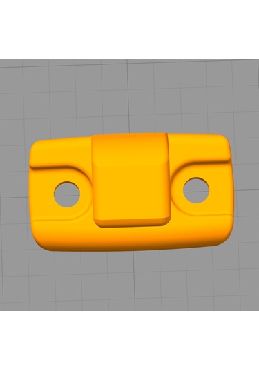 Volvo 240 Güneşlik Gölgelik Tutucu Klips - 3d