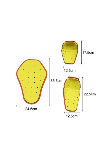 Suntek Motokros Motosiklet Için 5 Adet Vücut Koruyucu