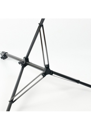 Fortunelane Siyah Projeksiyon Tripodu, Telefon/kamera Destekliği, Işık Tutucu, 1/4 Vida, 1.6m Ayaklık