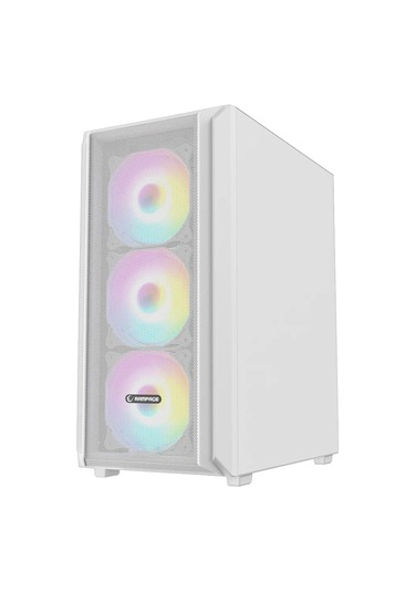 Rampage Beta Mesh 650w 80+ Beyaz Temperli Cam 4x120mm Argb Fan Akak0rmp0008