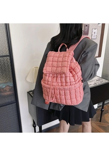 Zyzqstore Ekose Sırt Çantası Kadın Sonbahar/kış Aşağı Çanta - Çok Renkli Seçenekler Çok Renkli