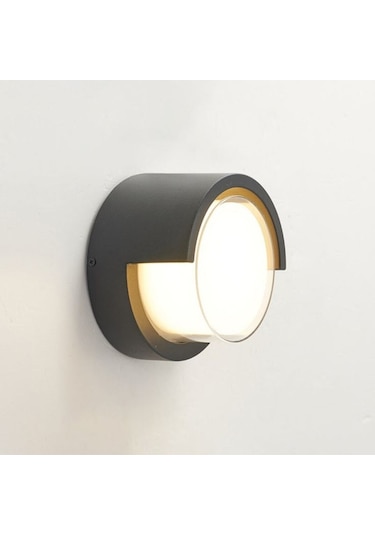 12 Watt, 4200k Led Bahçe Armatürü, Bahçe Duvar Aplik, Led Aplik, Kapı Girişi, Villa Dış Cephe Apliği Diğer