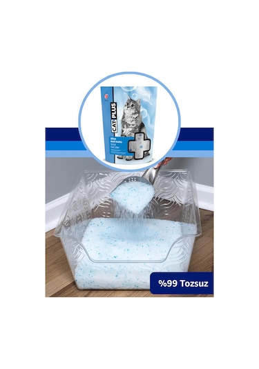 CatPlus Kristal Kedi Kumu 9 x 3600 ML