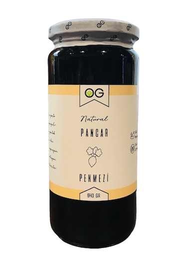 Organik Gurmem Naturel Pancar Pekmezi 640 G