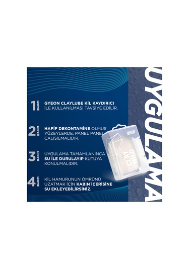 Gyeon Q²m Clay Mild Evo Günlük Hafif Yüzey Temizleyici Kil Hamuru