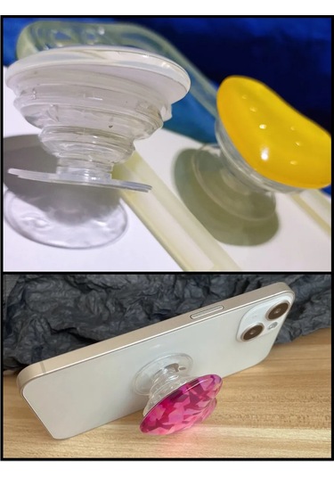 Cronax Telefon İçin Popsocket Yapışkan Tabanlı Kadınlar İçin Kalp 338733672