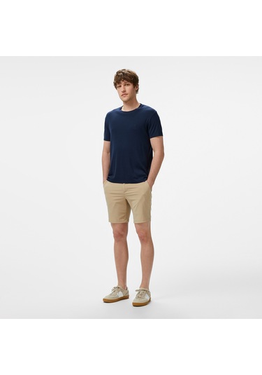 Nautica Erkek Bej Jogger Şort Düz B55230t Bej
