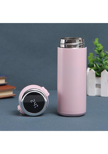 Pembe 304 Paslanmaz Çelik Akıllı Kupa Led Dokunmatik Sıçrama Küçük Taze Bir Bardak Hediyesi 320 Ml Pembe 304 Paslanmaz Çelik Akıllı Kupa Led Dokunmatik Sıçrama Küçük Taze Bir Bardak Hediyesi 320 Ml