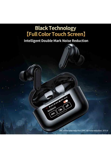 Singree Yw08 Kablosuz Kulaklık: 5.4 Bluetooth, 9d Ses, Anc, 5 Saat Çalma Süresi, Şarj Kutusu Dahil