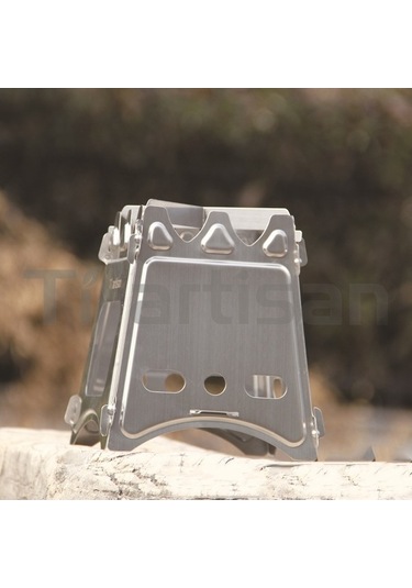 Wondernest Ws009m Taşınabilir Sobası Paslanmaz Çelik Kamp Ocağı Odun Mekan Isıtıcı Dış Mekan Ayrılabilir 304 No Model Çok Renkli