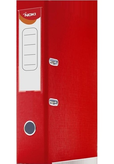 Noki Klasör Geniş Çakmalı Kırmızı Çok Renkli