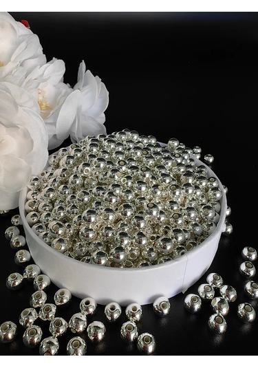 Magazin Dla Rukodel'nic Ip Gavrilov R N Çanta Boncukları Gümüş İnci 8 Mm 50 Gr 220971263