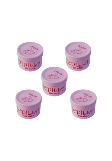 Epilla Tek Kullanımlık Pudralı Kutu Sir Ağda 50 ML x 5