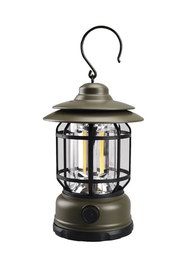 Yuntech01 Yeşil Şarjlı Klasik Fener Çadır, Kamp, Acil Durum Için Dışarıda Ve Evde Kullanıma Uygun Taşınabilir Işık Çok Renkli