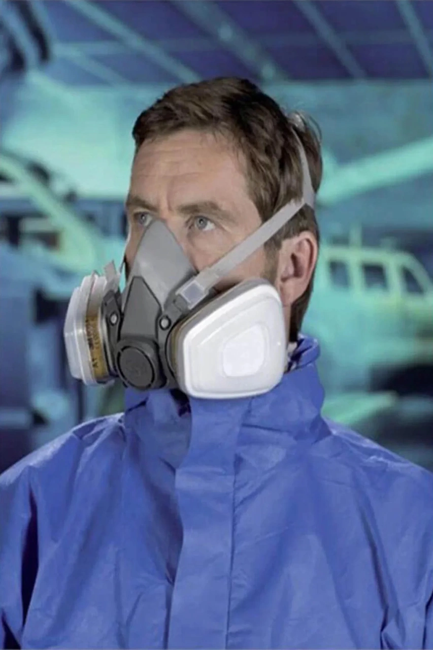 3m Yarım Yüz Maske 6200 Solunum Koruyucusu Ayarlanabilir Koruyucu Askılı Endüstriyel