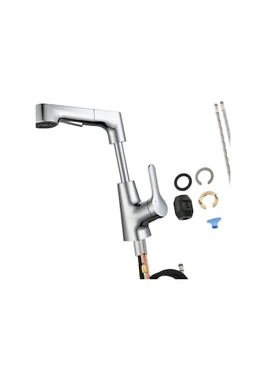 Suntek Banyo Lavabo Bataryası Çekme Püskürtücü Ile Mutfak