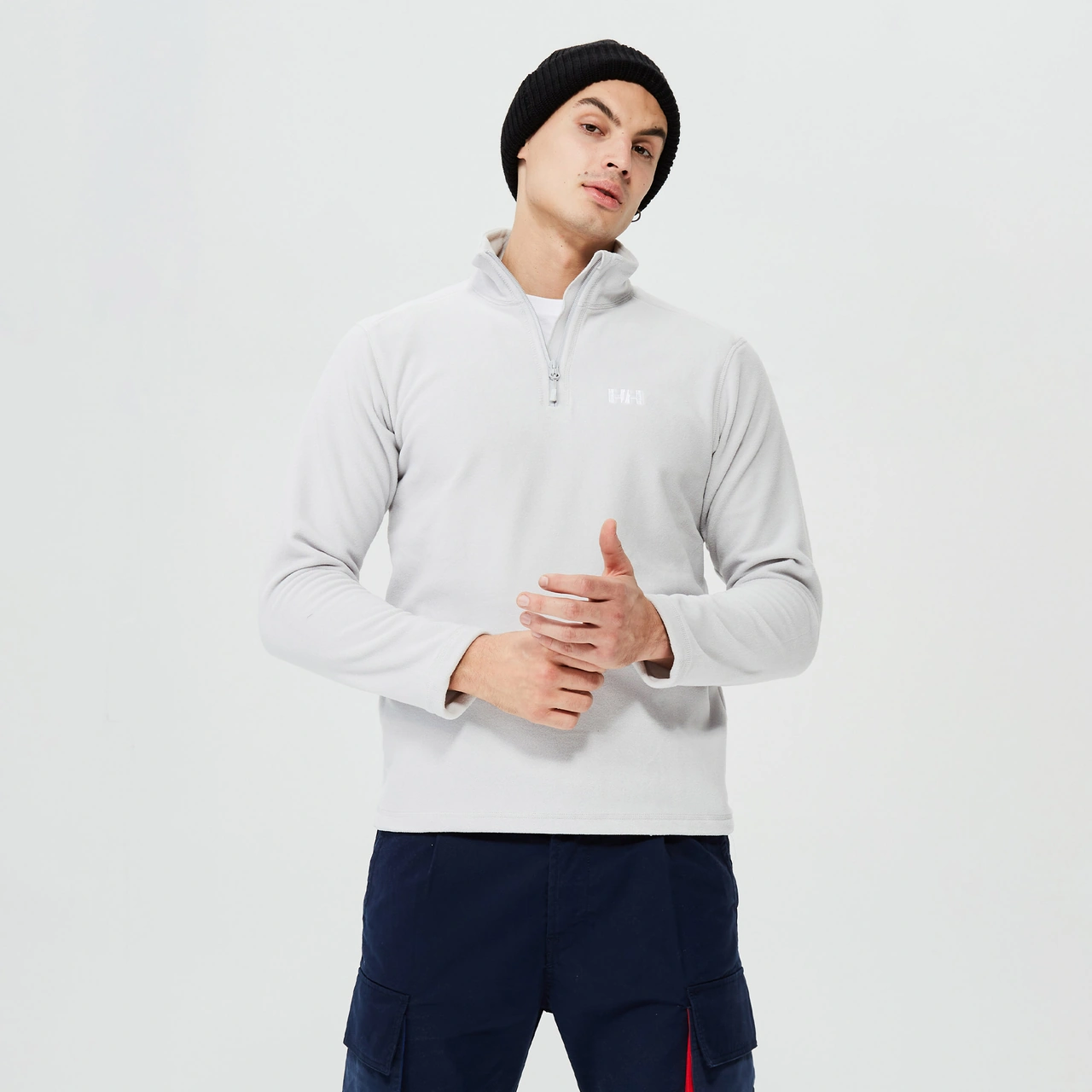 Helly Hansen Mount Polar Fleece Erkek Gri Outdoor Polar - 12001 Gri