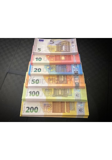 Aykar 600 Adet Euro Geçersiz Düğün Film Dizi Paraları