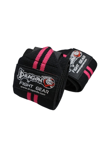 Dragondo 63911 Halter Ve Fitness Bilek Bandajı Yeni Seri Siyah - Pembe