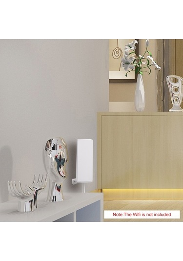 Moly Linksys Velop İçin Beyaz Duvar Wifi Tutucu, Sinyal Geliştirici, 3 Adet Paket Beyaz