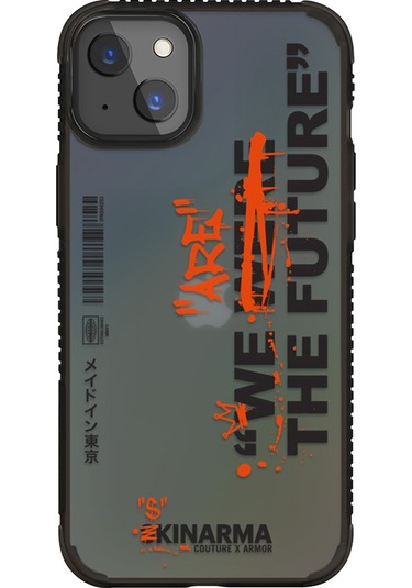 İphone 13 Uyumlu Kılıf Skinarma Desenli Airbag Tasarımlı Kyanseru Kapak Füme