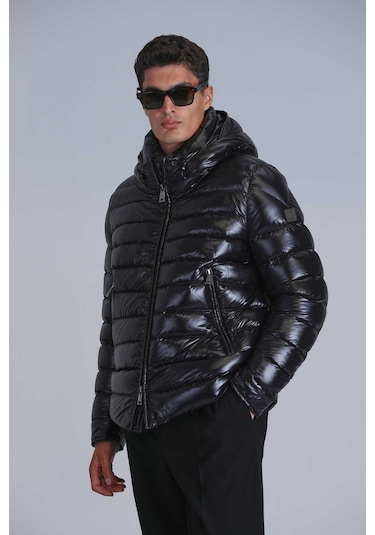 Lufian Erkek Gabrıel Kaz Tüyü Mont 112120222 Siyah Siyah