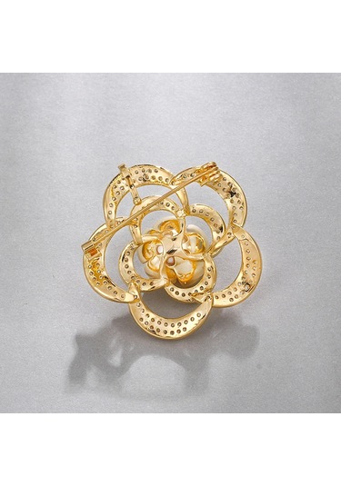 Homyl Broş Zarif Taklidi Charm Hediye Doğum Günü Kız Çiçek Çiçek