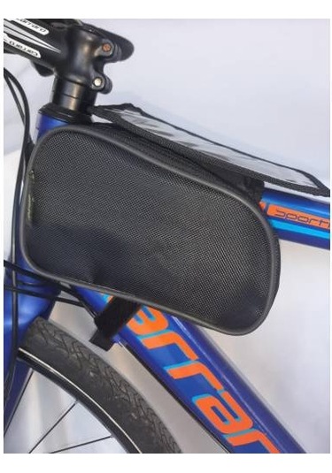 Bisiklet Heybe Çantası Kadro Üstü 6 İnç Telefonlu Kırmızı Yeşil