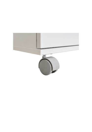 Diamond 5 Çekmeceli Tek Kapaklı Dolap - Lake Beyaz