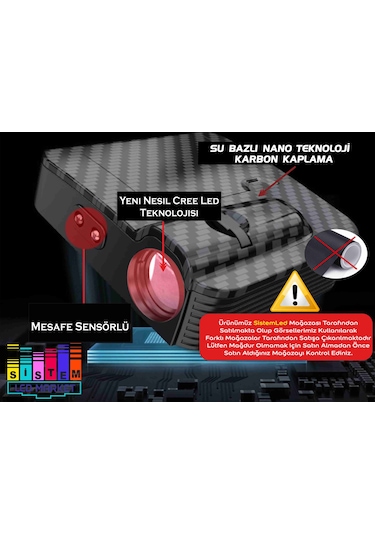 Bmw M Araçlar İçin Pilli  Kapı Altı Led Logo Yapıştırmalı