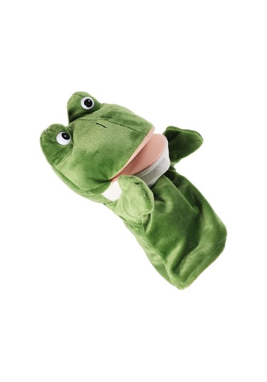 Kurbağa El Kuklası Yeşil