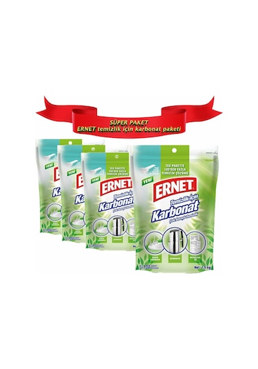 Ernet Temizlik Için Karbonat 1.5 Kg X 4 Adet