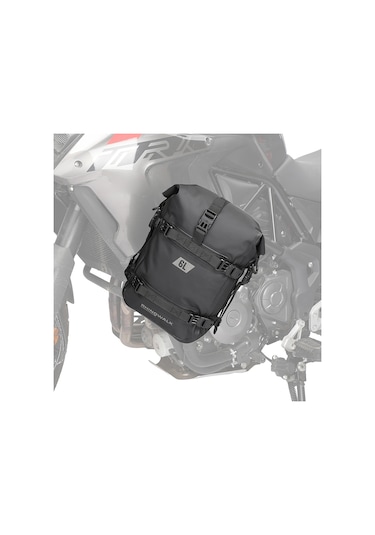 Hallow Rhinowalk 6L MT2206 Tamamen Su Geçirmez Motosiklet Tampon Çantası Siyah