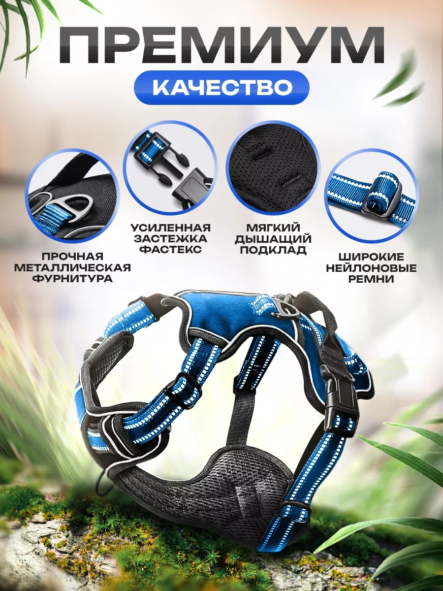 Petfort Orta Ve Büyük Irk Köpekler İçin Anatomik Koşu Kayışı 175517317 Mavi