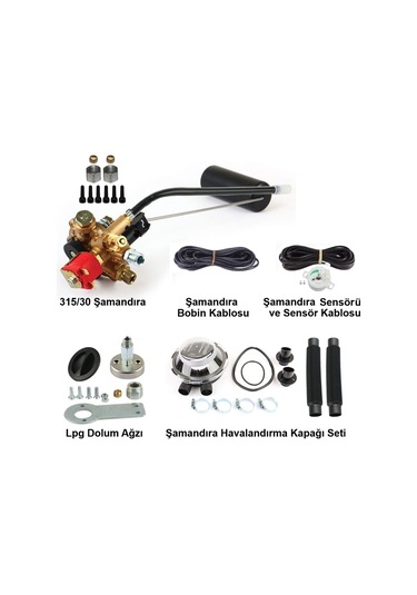 Atiker Silindir Şamandıra 315/30 Derece 6 MM Set