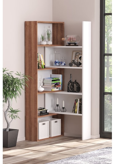 Bicabin Bicabin Ayarlanabilir Raflı Dekoratif Modüler Kitaplık