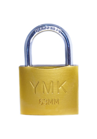 Eko Sarı Boyalı Kısa Kancalı Asma Kilit 63mm Tg-v 3789