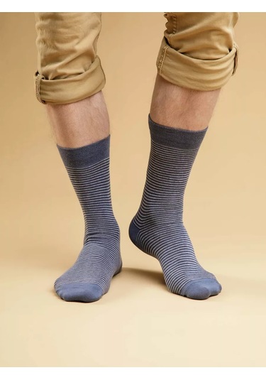 Nosko Yüksek Çoraplar 4 Çift 226894817 Mavi